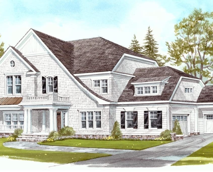 Somerset II - Exterior - McLean, Virginia Custom Home Builder